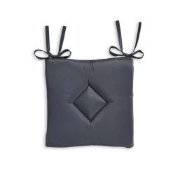 Le moins cher 👍 TOILINUX Lot 2x Galette De Chaise Classy - 40 X 40 Cm - Gris Foncé 😀