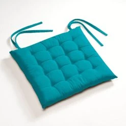 Sortie 🤩 Maison & Marques Lot De 2 Galettes De Chaises - Turquoise 😍