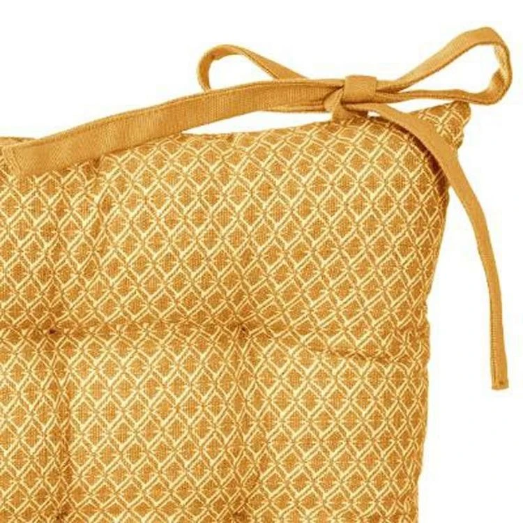 Remise ❤️ Galette De Chaise Otto 38x38cm Ocre ❤️ 4 Remise ❤️ Galette De Chaise Otto 38x38cm Ocre ❤️ – Image 2