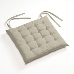 Meilleure vente ???? Maison & Marques Lot De 2 Galettes De Chaises - Gris Claire ????