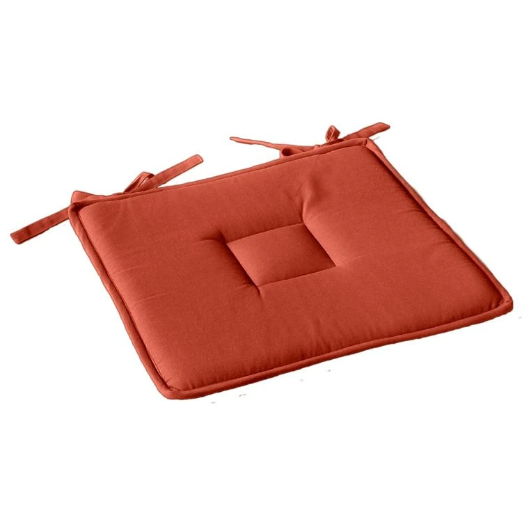 Le moins cher 🔥 Galette De Chaise Plate Panama - 40 Cm X 40 Cm - Orange Terre Cuite 😀 3 Le moins cher 🔥 Galette De Chaise Plate Panama - 40 Cm X 40 Cm - Orange Terre Cuite 😀