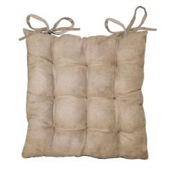 Meilleure affaire ???? Paris Prix Galette De Chaise Suédine 40x40cm Sable ????