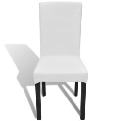 Budget ???? VIDAXL Housses Extensibles De Chaise 6 Pcs Blanc ???? -Jardin Privé Shop unnamed file 3669