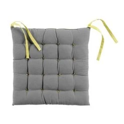 De gros 😍 Paris Prix Galette De Chaise Initia 40x40cm Jaune & Anthracite ✔️ -Jardin Privé Shop unnamed file 3686