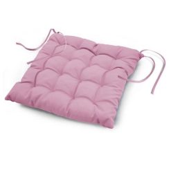 Vente flash ???? Paris Prix Galette De Chaise Essentiel 40x40cm Rose Dragée ????