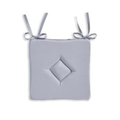 Bon marché ✔️ TOILINUX Lot 2x Galette De Chaise Classy - 40 X 40 Cm - Gris Clair ⌛