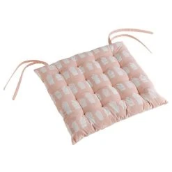 Le moins cher 😀 Paris Prix Galette De Chaise Carlota 40x40cm Rose ✨