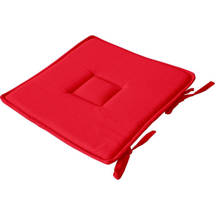 Galette de chaise uni effet Bachette - 40 x 40 cm - Rouge Nouveau ???? Galette De Chaise Uni Effet Bachette - 40 X 40 Cm - Rouge ???? -Jardin Privé Shop unnamed file 3729