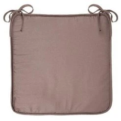 Bon marché ✔️ Galette De Chaise Micro 39x39cm Taupe 🥰