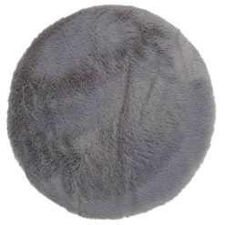 Budget ???? Paris Prix Galette De Chaise Fourrure Fine 34cm Gris ????