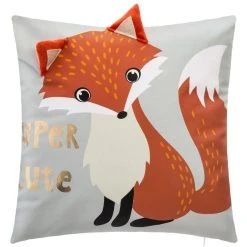 Budget 🔔 ATMOSPHERA FOR KIDS Coussin Déhoussable Enfant Renard 40x40cm 👏