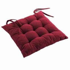Le moins cher 👍 Paris Prix Coussin De Chaise Mistral 40x40cm Bordeaux 🔥