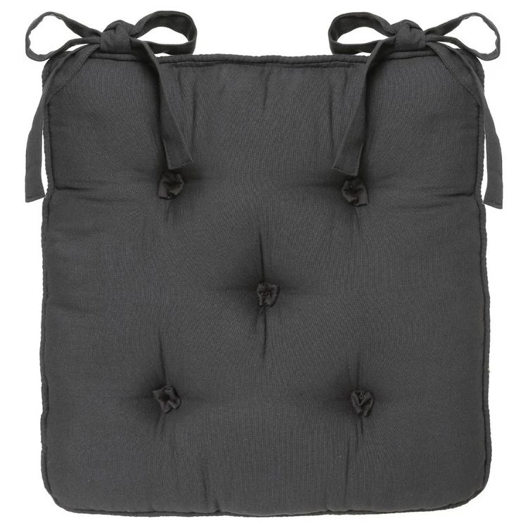 Meilleure affaire ⌛ ATMOSPHERA Galette De Chaise 5 Boutons - 40 X 40 Cm - Gris Foncé ✨ 3 Meilleure affaire ⌛ ATMOSPHERA Galette De Chaise 5 Boutons - 40 X 40 Cm - Gris Foncé ✨