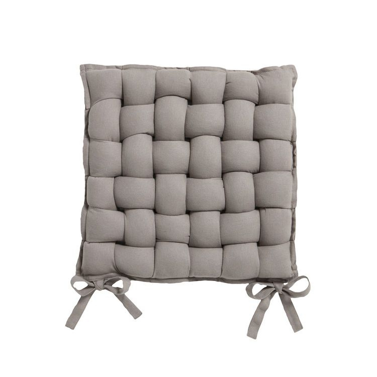 Today Galette de chaise Tressée - 40 x 40 cm - Taupe mastic Vente flash ???? Today Galette De Chaise Tressée - 40 X 40 Cm - Taupe Mastic ???? -Jardin Privé Shop unnamed file 3801