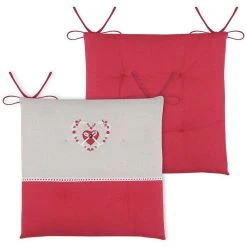 Bon marché ✔️ Lovely Casa Lot De 4 Galettes De Chaise 4 Points 38x38 Pauline Rouge Coton 🎁 7 Bon marché ✔️ Lovely Casa Lot De 4 Galettes De Chaise 4 Points 38x38 Pauline Rouge Coton 🎁 -Jardin Privé Shop unnamed file 3804