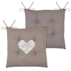 Grosses soldes ⭐ Lovely Casa Lot De 4 Galettes De Chaise 4 Points 38x38 Meane Taupe Coton 🎁 6 Grosses soldes ⭐ Lovely Casa Lot De 4 Galettes De Chaise 4 Points 38x38 Meane Taupe Coton 🎁 -Jardin Privé Shop unnamed file 3806