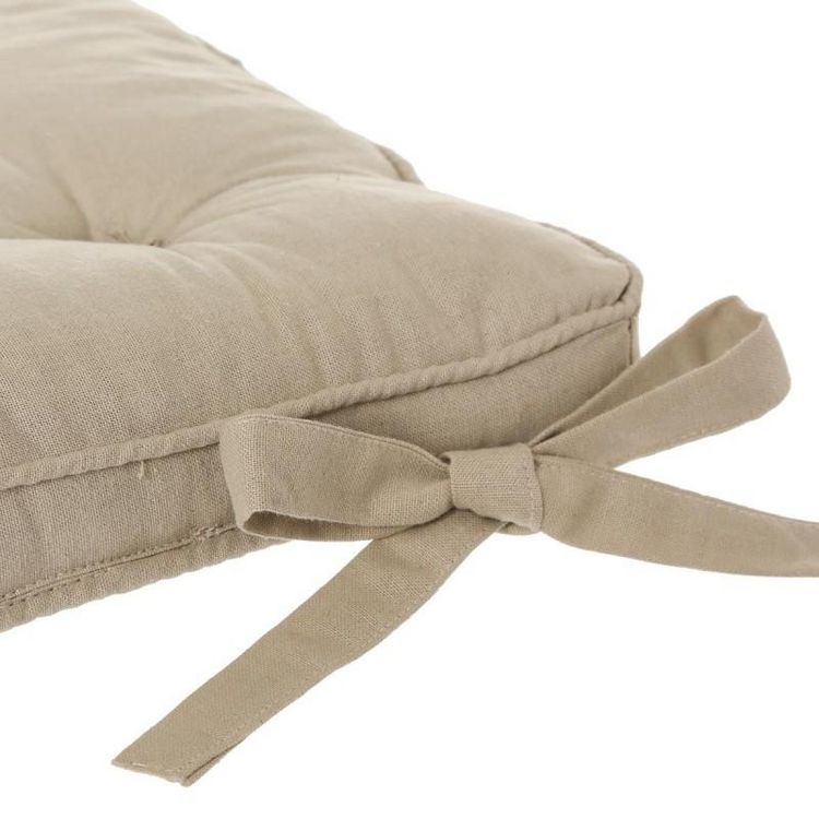 Galette de Chaise 5 Boutons 40x40cm Lin Meilleure affaire ???? Galette De Chaise 5 Boutons 40x40cm Lin ???? -Jardin Privé Shop unnamed file 3819