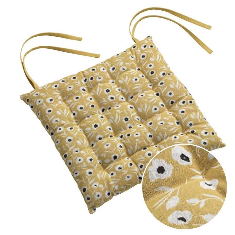 Le moins cher ⭐ No Name Lot De 4 Galettes De Chaise 16 Points 38x38 Aona Coton 🌟 5 Le moins cher ⭐ No Name Lot De 4 Galettes De Chaise 16 Points 38x38 Aona Coton 🌟 – Image 3