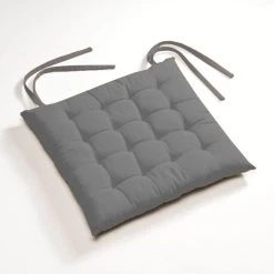 Acheter 👍 Maison & Marques Lot De 2 Galettes De Chaises - Gris Fonc? ⌛