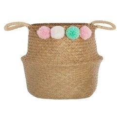 Coupon 👍 ATMOSPHERA FOR KIDS Panier De Rangement Enfant Pompons ⌛