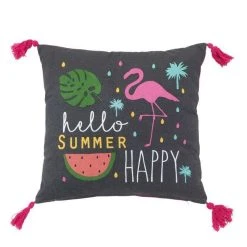 Sortie 💯 Paris Prix Coussin Déco Déhoussable Ibiza 40x40cm Gris 🥰 -Jardin Privé Shop unnamed file 421