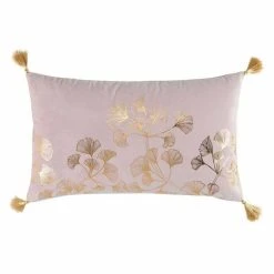 Le moins cher ⭐ Paris Prix Coussin à Pompons Milarose 30x50cm Dragée 🥰