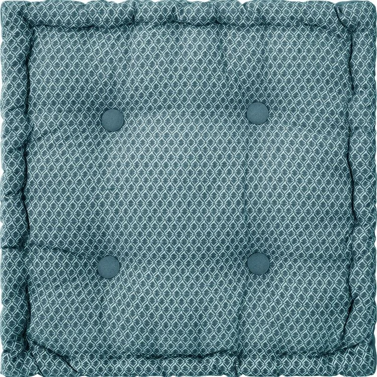 Le moins cher đ ATMOSPHERA Coussin De Sol CarrĂ© En Coton Ă Motif Otto - 38 X 38 - Bleu Canard đ„ 4 Le moins cher đ ATMOSPHERA Coussin De Sol CarrĂ© En Coton Ă Motif Otto - 38 X 38 - Bleu Canard đ„ â Image 2