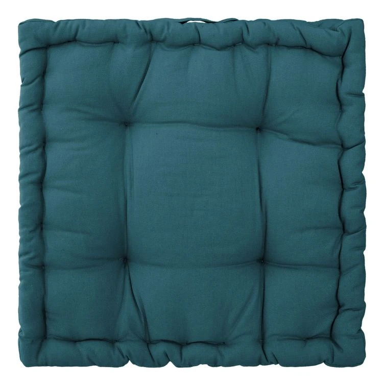 Le moins cher đ ATMOSPHERA Coussin De Sol CarrĂ© En Coton Ă Motif Otto - 38 X 38 - Bleu Canard đ„ 5 Le moins cher đ ATMOSPHERA Coussin De Sol CarrĂ© En Coton Ă Motif Otto - 38 X 38 - Bleu Canard đ„ â Image 3