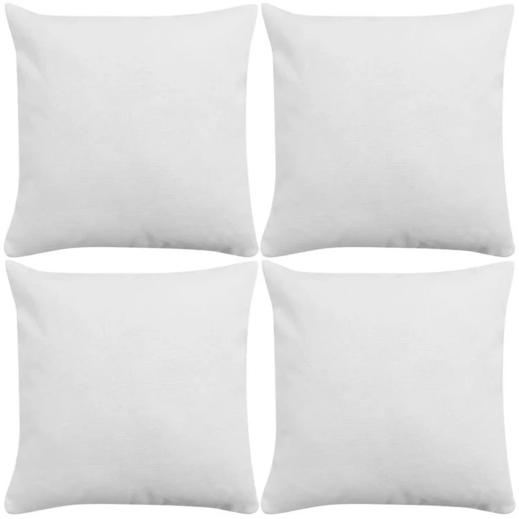 Meilleur prix 🎁 VIDAXL Housses De Coussin 4 Pcs Aspect De Lin Blanc 50x50 Cm 👍 3 Meilleur prix 🎁 VIDAXL Housses De Coussin 4 Pcs Aspect De Lin Blanc 50x50 Cm 👍