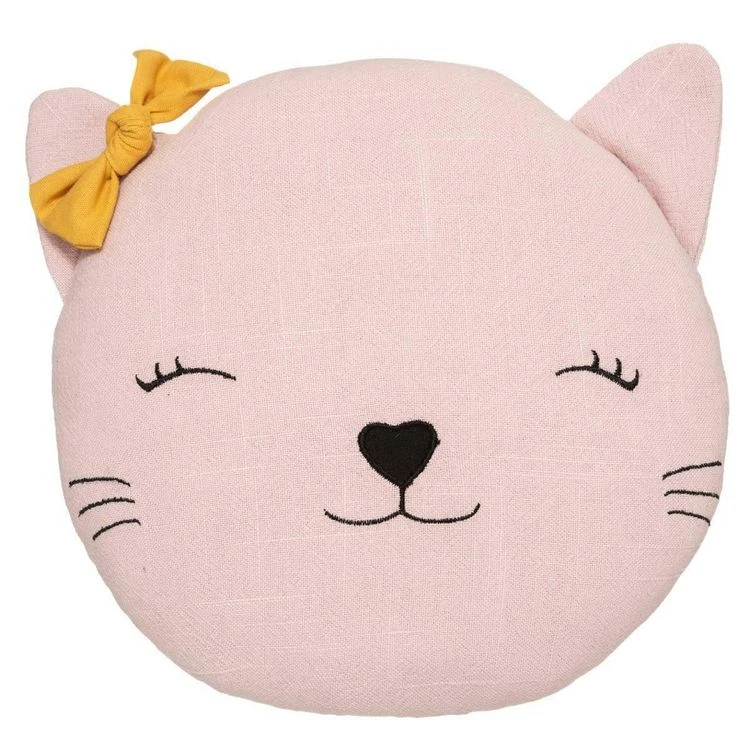 Tout neuf 😀 ATMOSPHERA Coussin 27x27 Cm Chat Rose ⭐ 3 Tout neuf 😀 ATMOSPHERA Coussin 27x27 Cm Chat Rose ⭐