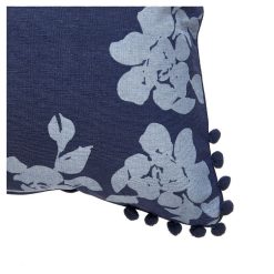 Acheter ???? ACTUEL Coussin Déco Déhoussable En Coton Motif Floral à Pompons ???? -Jardin Privé Shop unnamed file 45