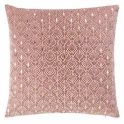 Bon marché 🛒 Paris Prix Housse De Coussin Déco Bellagold 40x40cm Rose 👏