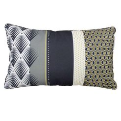 Remise ???? Paris Prix Coussin Déco Galiléo 30x50cm Noir ????