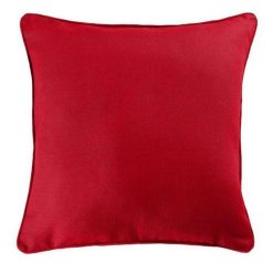Remise ???? Paris Prix Coussin Déco Panama 60x60cm Rouge ⭐