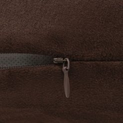 Vente flash ???? VIDAXL Housse De Coussin 4 Pcs 80 X 80 Cm Polyester Faux Daim Marron ???? -Jardin Privé Shop unnamed file 565