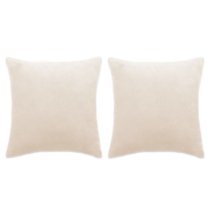 VIDAXL Coussins 2 pcs Tissu 45x45 cm Blanc casse Vente flash ???? VIDAXL Coussins 2 Pcs Tissu 45x45 Cm Blanc Casse ???? -Jardin Privé Shop unnamed file 573