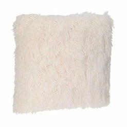 Coupon 🔔 Coussin Imitation Fourrure Long 45x45cm Écru 👏 -Jardin Privé Shop unnamed file 577