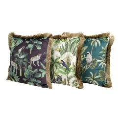 Tout neuf 🤩 Coussin En Velours Frangé Singe Jungle 👏 7 Tout neuf 🤩 Coussin En Velours Frangé Singe Jungle 👏 -Jardin Privé Shop unnamed file 582