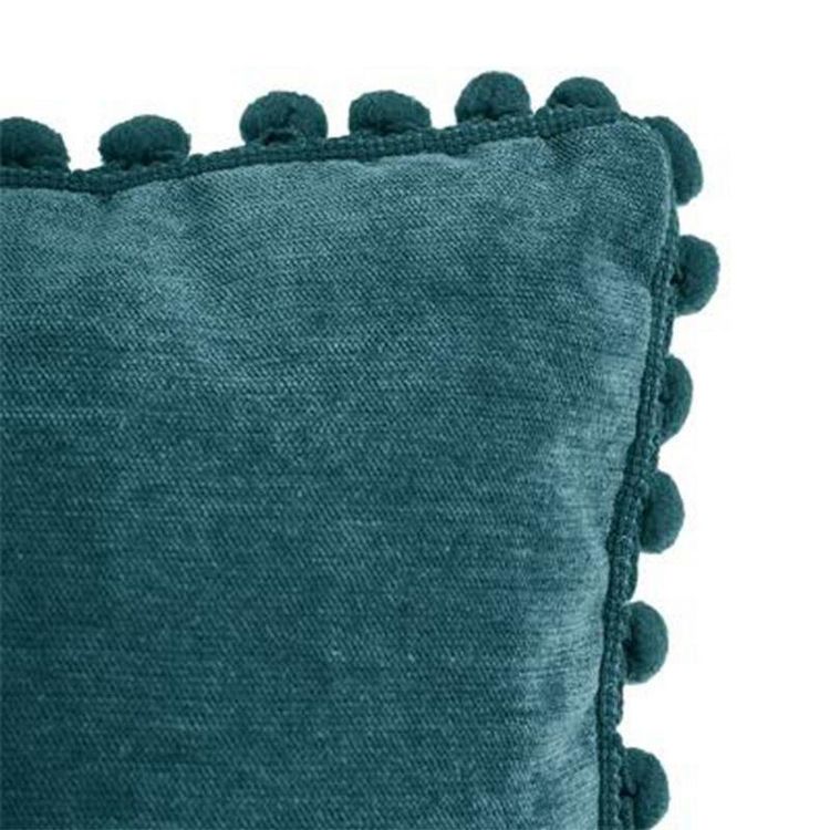 Coussin à Pompons Jao 40x40cm Bleu Canard Bon marché ???? Coussin à Pompons Jao 40x40cm Bleu Canard ???? -Jardin Privé Shop unnamed file 590