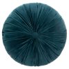 Meilleure affaire ???? ATMOSPHERA Coussin Rond Design En Velours Dolce - Diam. 40 Cm - Bleu Canard ✨ -Jardin Privé Shop unnamed file 609
