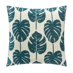 Meilleur prix ⭐ ATMOSPHERA Housse De Coussin Chenille FEUILLE DE PHILODENDRON ????
