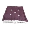 Vente flash ✨ Soleil D'ocre Coussin Tapissier En Coton Boudoir - 40 X 40 Cm - Violet Et Blanc 🎉 -Jardin Privé Shop unnamed file 637
