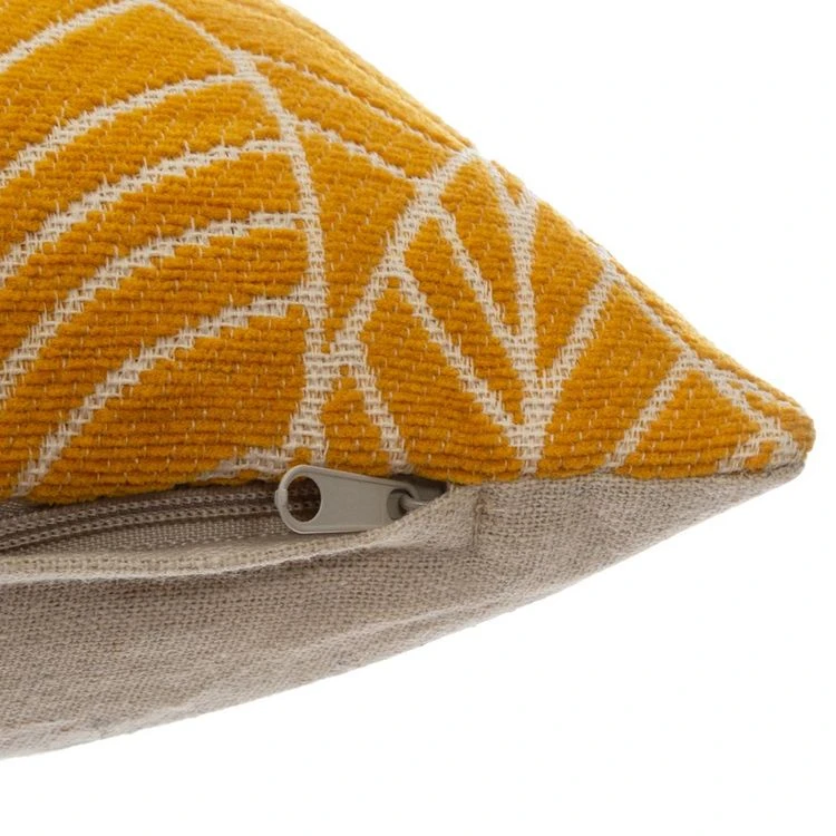 Acheter ⭐ ATMOSPHERA Housse De Coussin Chenille Ocre FEUILLAGE ❤️ 4 Acheter ⭐ ATMOSPHERA Housse De Coussin Chenille Ocre FEUILLAGE ❤️ – Image 2
