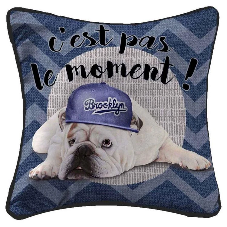 Coupon ✔️ Paris Prix Housse De Coussin 🐕 Doggy Cool 40x40cm Bleu 🧨 3 Coupon ✔️ Paris Prix Housse De Coussin 🐕 Doggy Cool 40x40cm Bleu 🧨