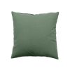 Bon marché ⌛ Petit Coussin Déhoussable Panama - 40 X 40 Cm - Vert Argile ⭐