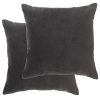 Remise ???? VIDAXL Coussins En Velours De Coton 2 Pcs 45 X 45 Cm Anthracite ???? -Jardin Privé Shop unnamed file 693