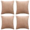 Remise ???? VIDAXL Housses De Coussin 4 Pcs Tissu 40x40 Cm Beige ???? -Jardin Privé Shop unnamed file 702