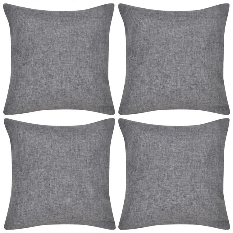 Top 10 ⌛ VIDAXL Housses De Coussin 4 Pcs Anthracite Aspect De Lin 80 X 80 Cm 🎁 3 Top 10 ⌛ VIDAXL Housses De Coussin 4 Pcs Anthracite Aspect De Lin 80 X 80 Cm 🎁