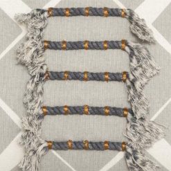 Meilleure affaire ❤️ Coussin Déco Aztek & Corde 30x50cm Gris ❤️ -Jardin Privé Shop unnamed file 719