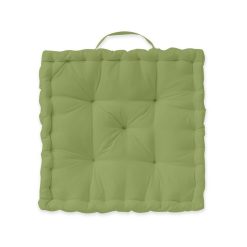 Meilleur prix ???? Today Coussin De Sol 40X40X12 Coton Uni - Vert Anis ⌛